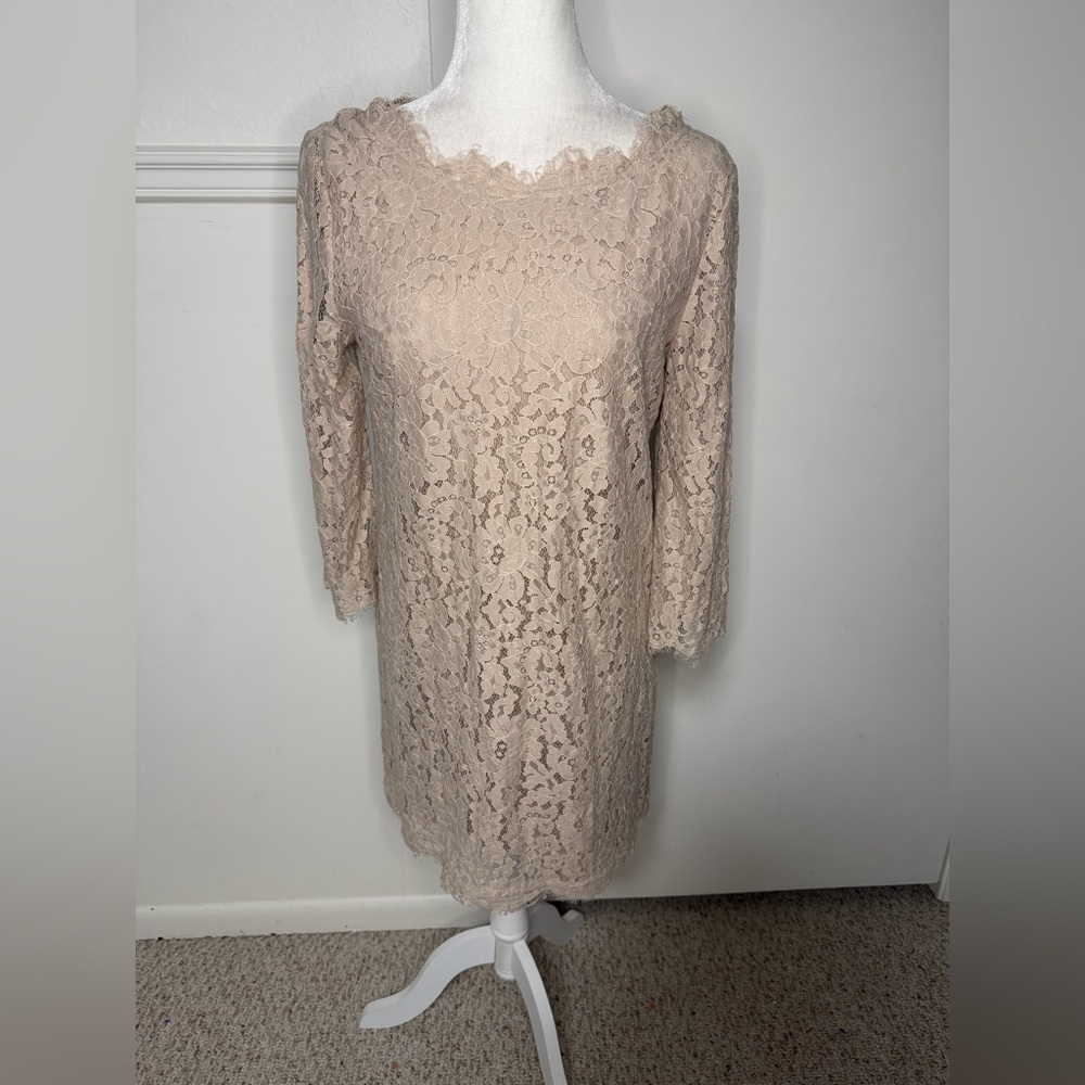 Joie Lace Top in Beige size M - Picture 3 of 8